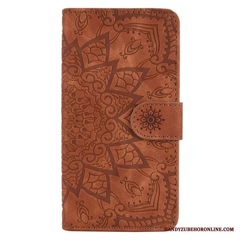 Etui Folio do iPhone 13 Pro Barokowo-mandala