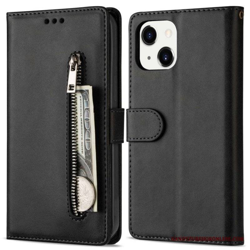 Etui Folio do iPhone 14 Plus Torebka Ze Smyczą