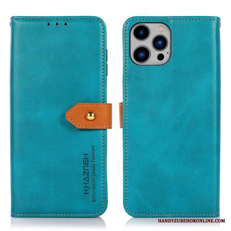 Etui Folio do iPhone 14 Plus Z Paskiem Khazneh