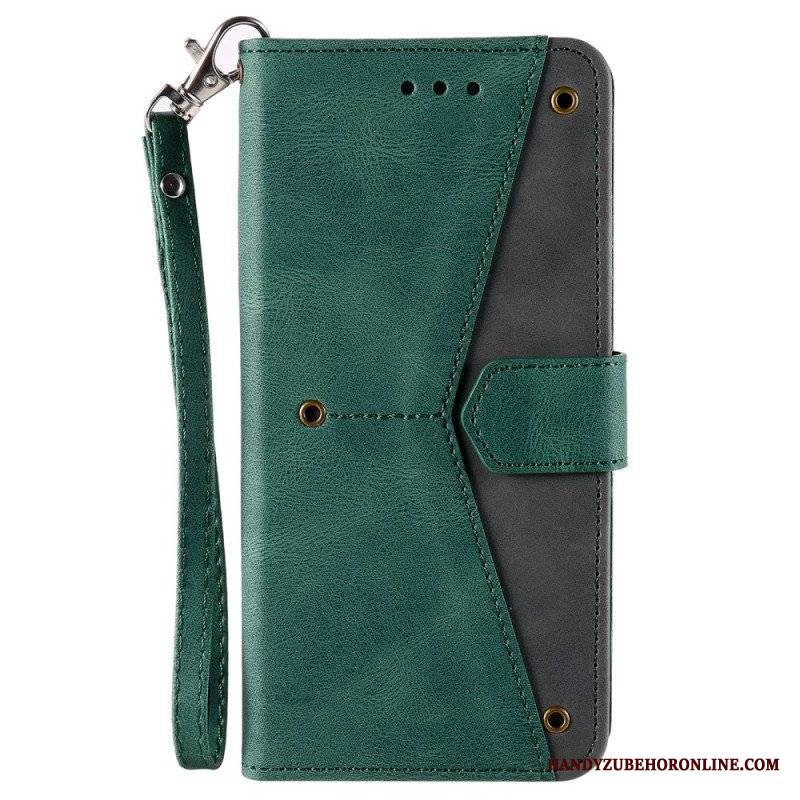 Etui Folio do iPhone 14 Szwy W Dotyku