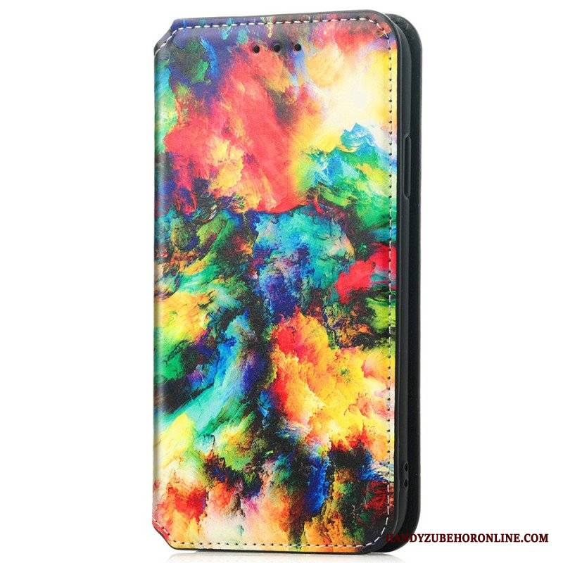 Etui Folio do iPhone 15 Pro Max Wykres Caseneo