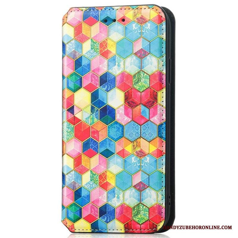 Etui Folio do iPhone 15 Pro Wykres Caseneo