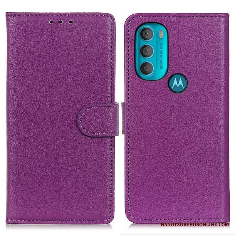 Etui Na Telefon Pokrowce do Moto G71 5G Tradycyjnie Liczi