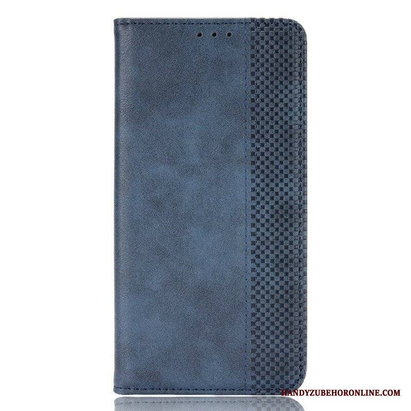 Etui Na Telefon do Asus Zenfone 8 Etui Folio Stylizowany Efekt Skóry W Stylu Vintage