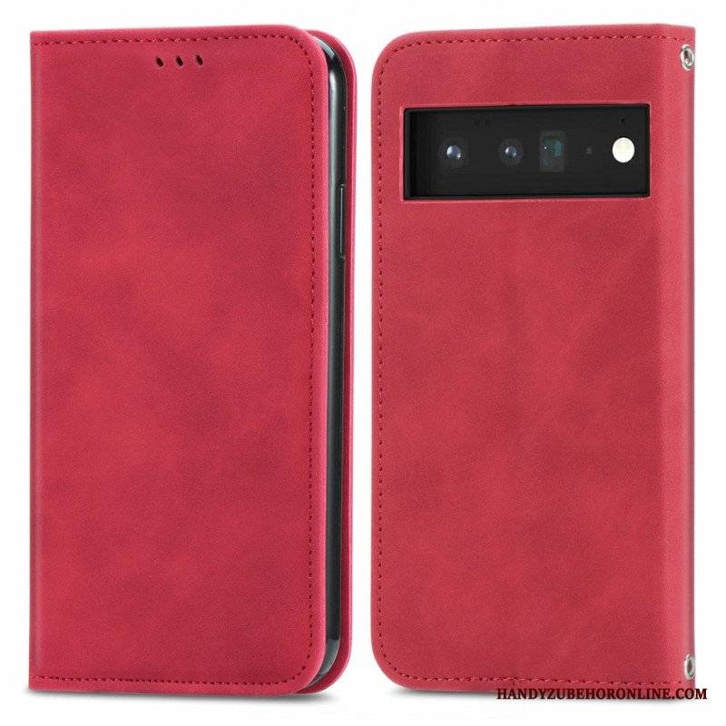 Etui Na Telefon do Google Pixel 6 Etui Folio Dotykowy Design W Stylu Vintage