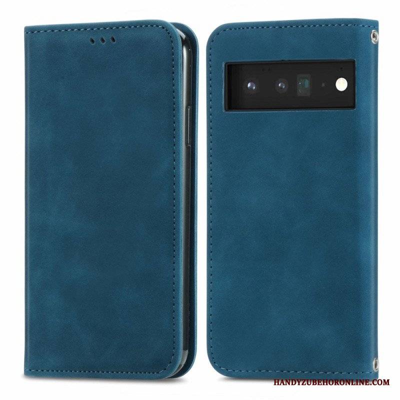 Etui Na Telefon do Google Pixel 6 Etui Folio Dotykowy Design W Stylu Vintage