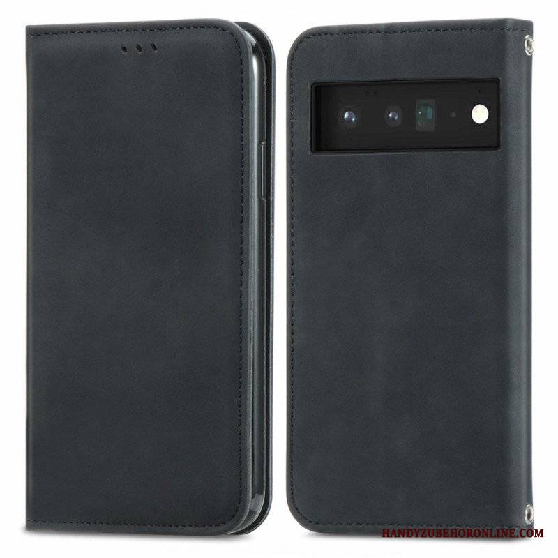 Etui Na Telefon do Google Pixel 6 Pro Etui Folio Dotykowy Design W Stylu Vintage