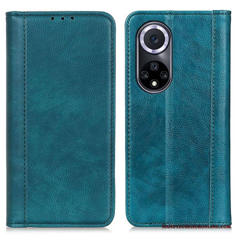 Etui Na Telefon do Honor 50 Etui Folio Elegancka Dwoina Skóry Liczi