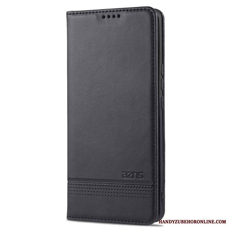 Etui Na Telefon do Honor 50 Etui Folio Stylizacja Skóry Azns