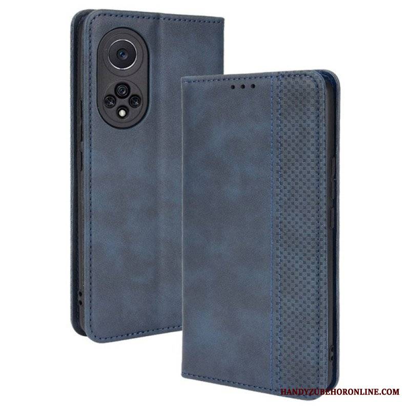 Etui Na Telefon do Honor 50 Pro Etui Folio Profesjonalny Stylizowany Efekt Skóry W Stylu Vintage