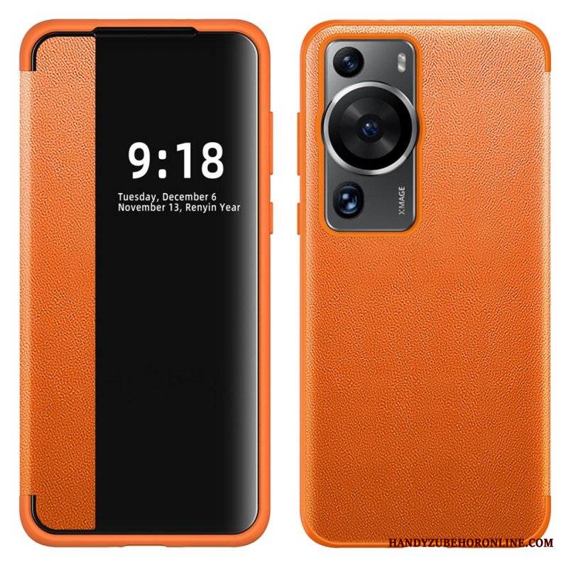 Etui Na Telefon do Huawei P60 Pro Imitacja Skóry