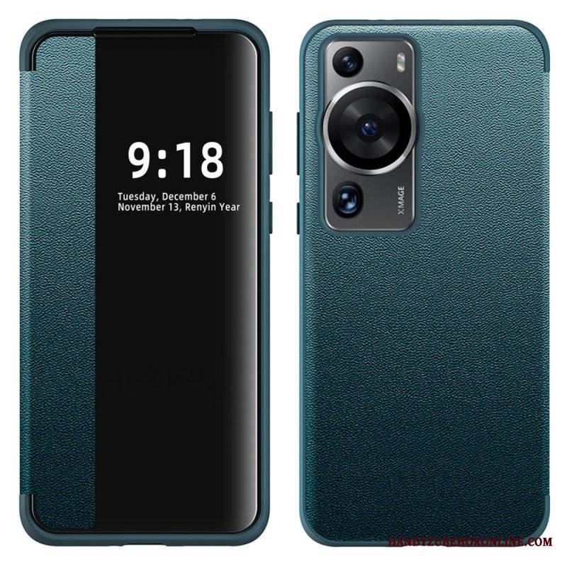 Etui Na Telefon do Huawei P60 Pro Imitacja Skóry