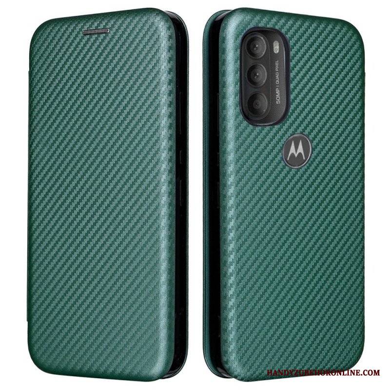 Etui Na Telefon do Moto G71 5G Etui Folio Kolorowy Silikon Węglowy