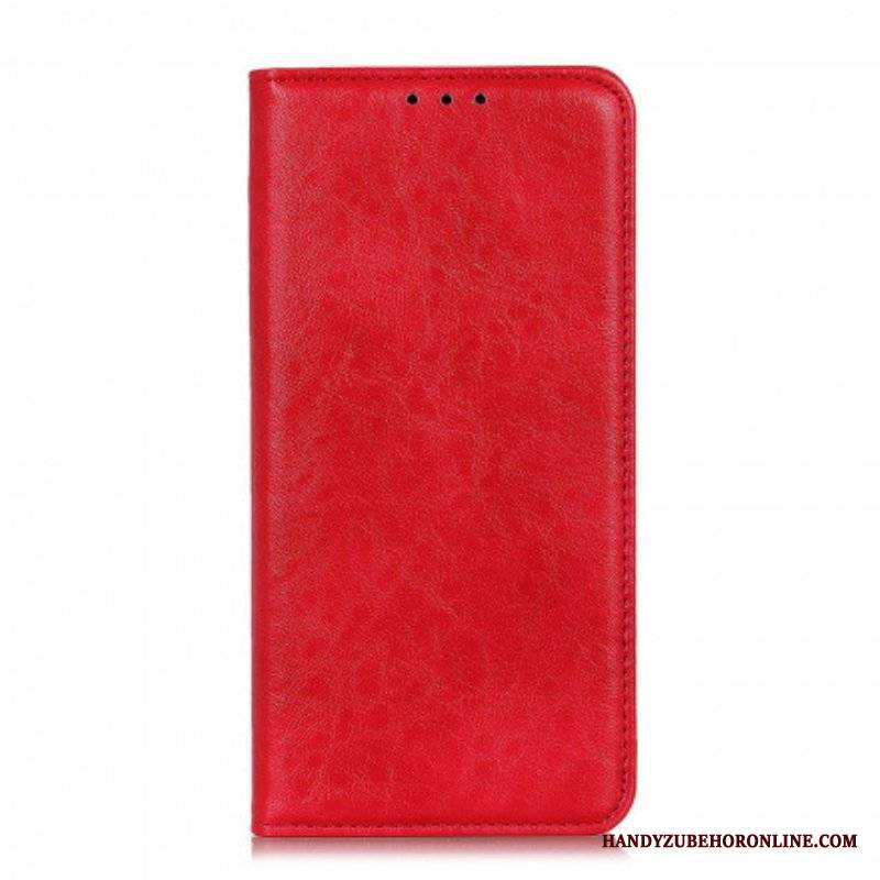 Etui Na Telefon do Oppo A54 5G / A74 5G Etui Folio Rozszczepiona Rzemienna Tekstura