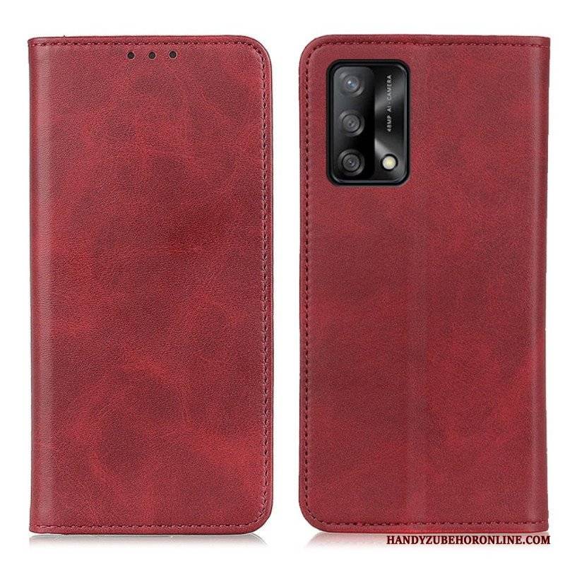 Etui Na Telefon do Oppo A74 4G Etui Folio Elegancka Dwoina Skórzana