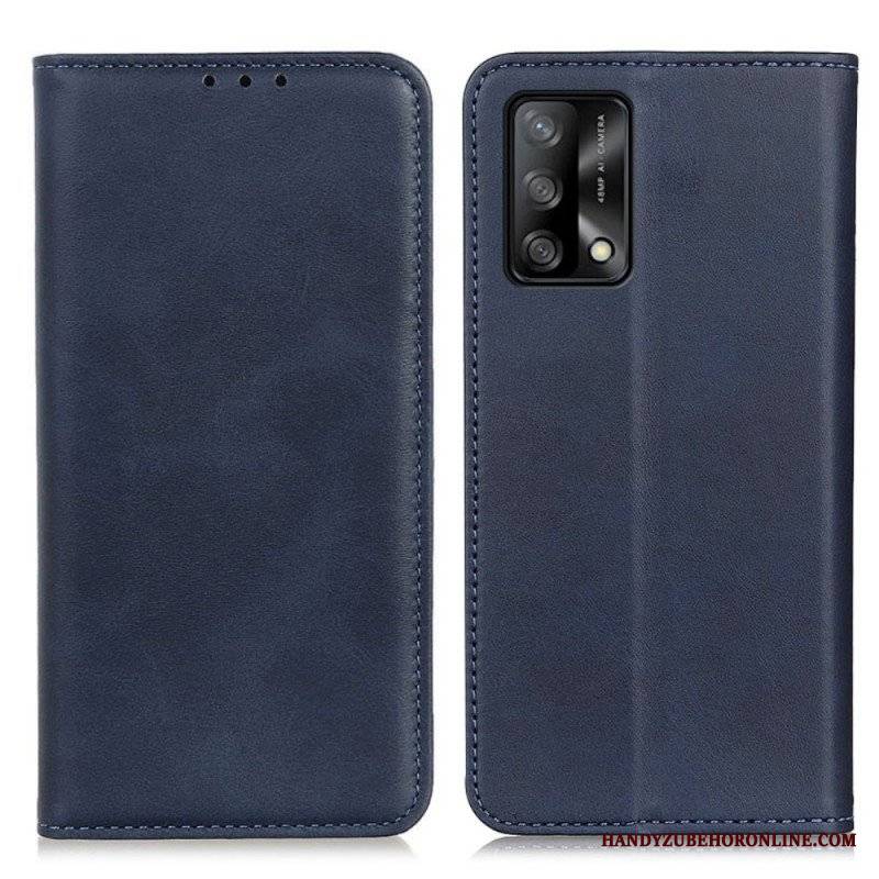 Etui Na Telefon do Oppo A74 4G Etui Folio Elegancka Dwoina Skórzana