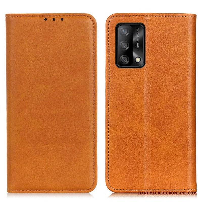 Etui Na Telefon do Oppo A74 4G Etui Folio Elegancka Dwoina Skórzana