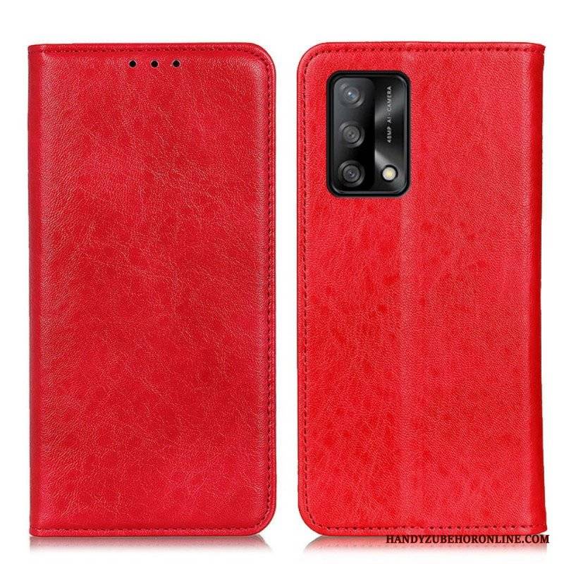 Etui Na Telefon do Oppo A74 4G Etui Folio Rzemienna Tekstura