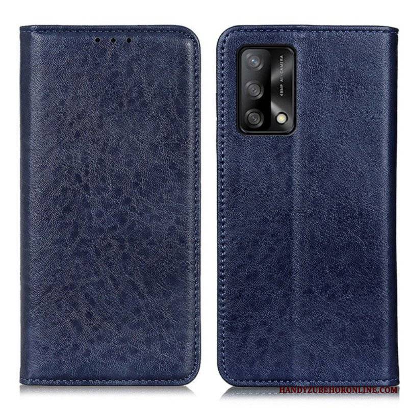 Etui Na Telefon do Oppo A74 4G Etui Folio Rzemienna Tekstura