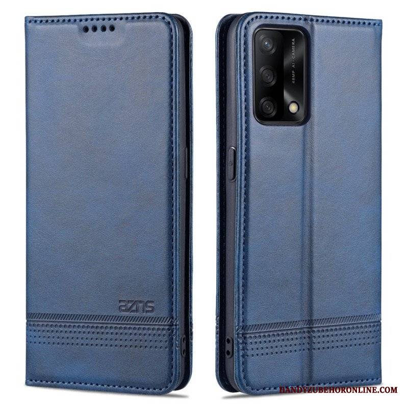 Etui Na Telefon do Oppo A74 4G Etui Folio Sztuczna Skóra Azns