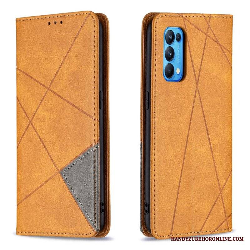 Etui Na Telefon do Oppo Find X3 Lite Etui Folio Styl Artysty