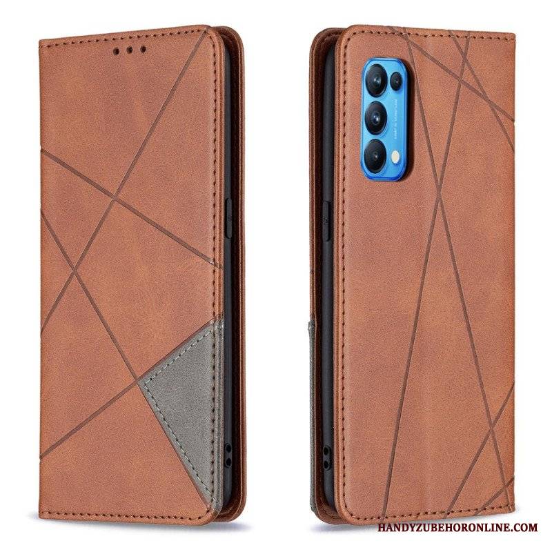 Etui Na Telefon do Oppo Find X3 Lite Etui Folio Styl Artysty