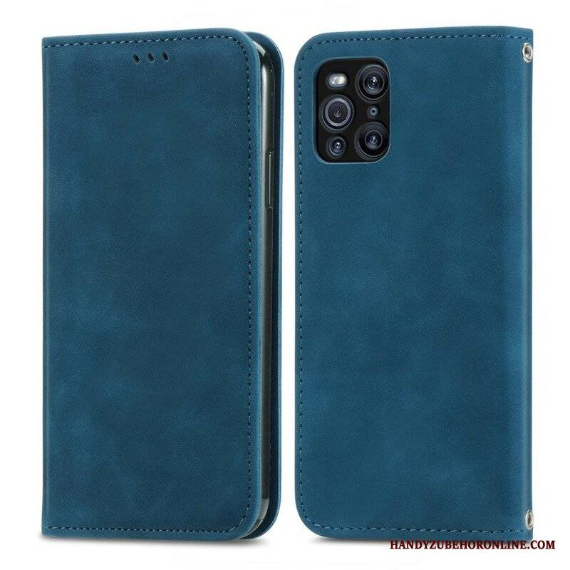 Etui Na Telefon do Oppo Find X3 Pro Etui Folio Sztuczna Skóra W Stylu Vintage