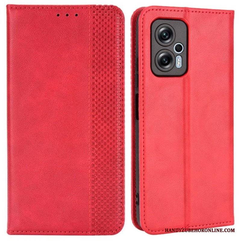 Etui Na Telefon do Poco X4 GT Etui Folio Stylizowany Skórzany Styl