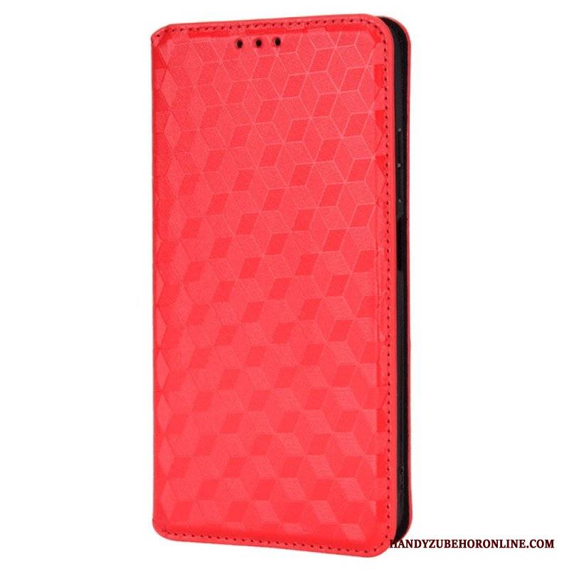 Etui Na Telefon do Poco X4 Pro 5G Etui Folio Tekstura 3d