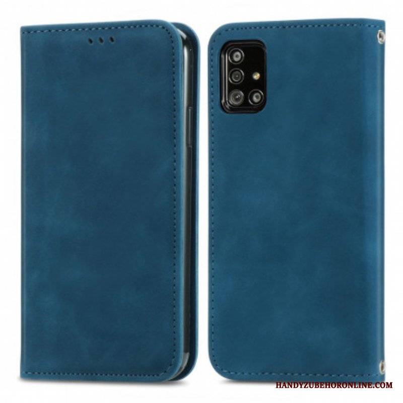 Etui Na Telefon do Samsung Galaxy A51 5G Etui Folio Sztuczna Skóra W Stylu Vintage