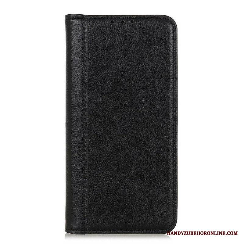 Etui Na Telefon do Samsung Galaxy A52 4G / A52 5G / A52s 5G Etui Folio Elegancka Dwoina Skóry Liczi