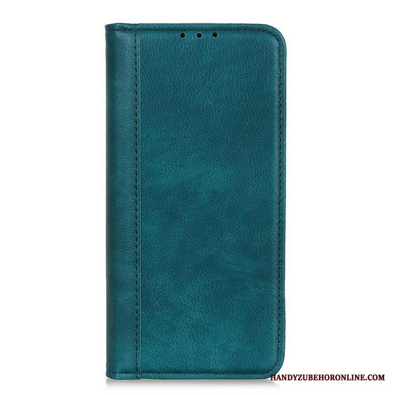 Etui Na Telefon do Samsung Galaxy A52 4G / A52 5G / A52s 5G Etui Folio Elegancka Dwoina Skóry Liczi