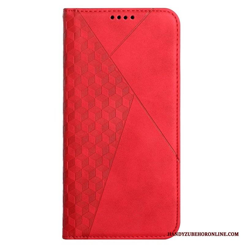 Etui Na Telefon do Samsung Galaxy M12 / A12 Etui Folio Efekt Geo Skóry