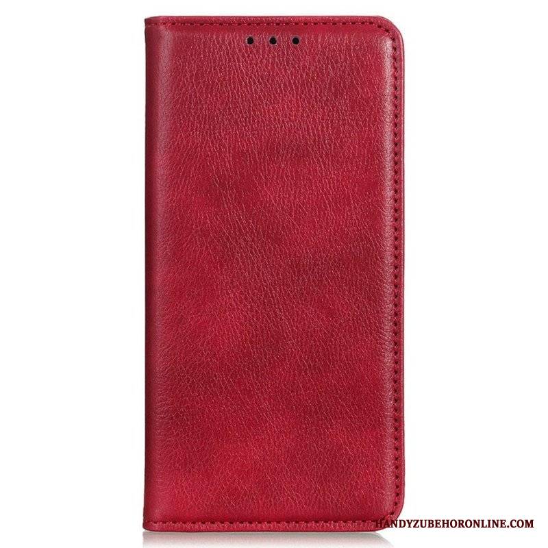 Etui Na Telefon do Samsung Galaxy M13 Etui Folio Skóra Dwoinowa Liczi