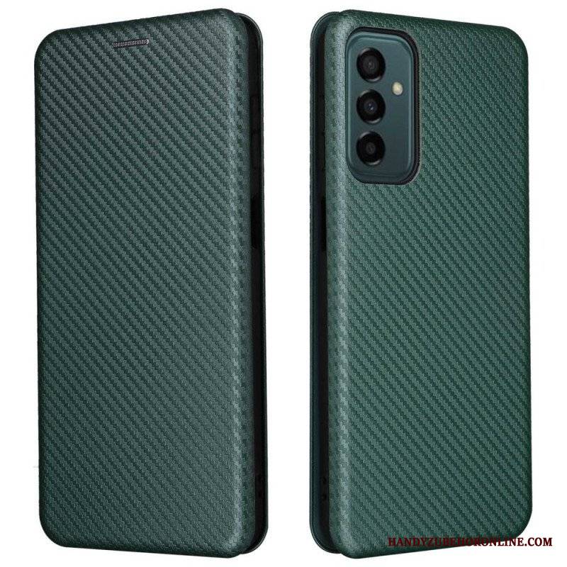 Etui Na Telefon do Samsung Galaxy M23 5G Etui Folio Włókno Węglowe