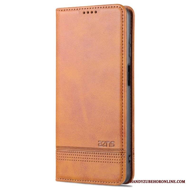 Etui Na Telefon do Samsung Galaxy M52 5G Etui Folio Efekt Skóry Azns