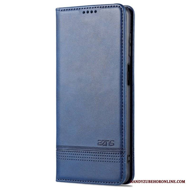 Etui Na Telefon do Samsung Galaxy M52 5G Etui Folio Efekt Skóry Azns