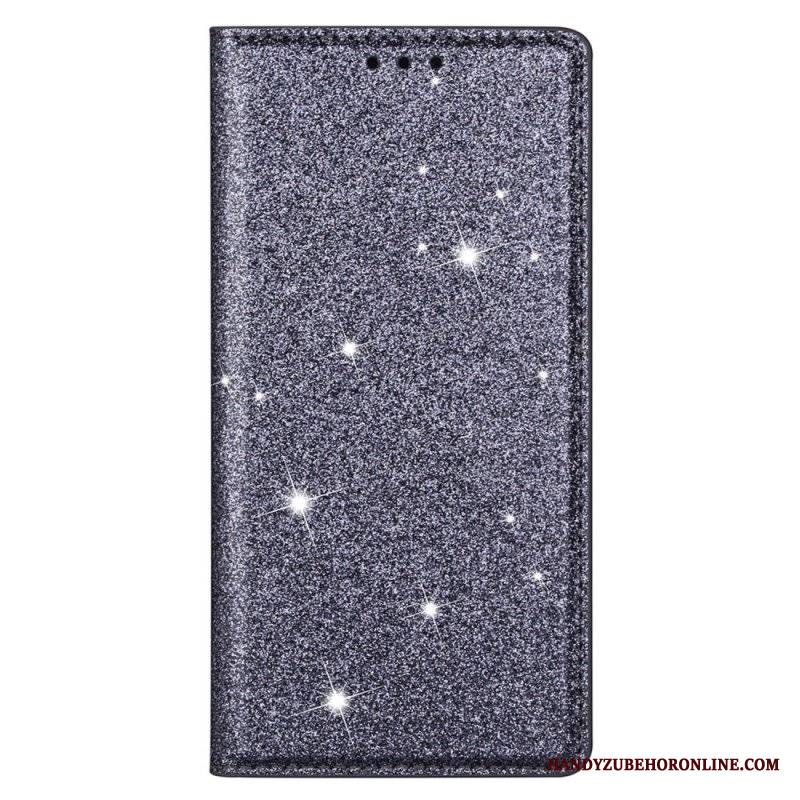 Etui Na Telefon do Samsung Galaxy S22 5G Etui Folio Cekinowy Styl