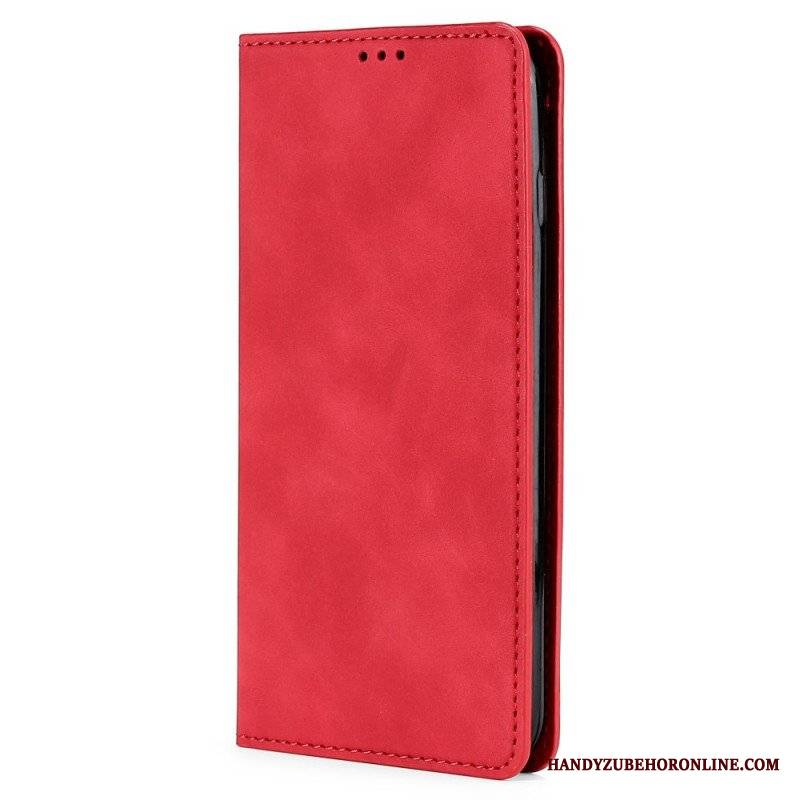 Etui Na Telefon do Samsung Galaxy S22 5G Etui Folio Dotyk Skóry