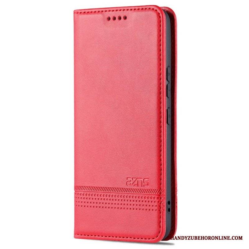 Etui Na Telefon do Samsung Galaxy S22 5G Etui Folio Stylizacja Skóry Azns