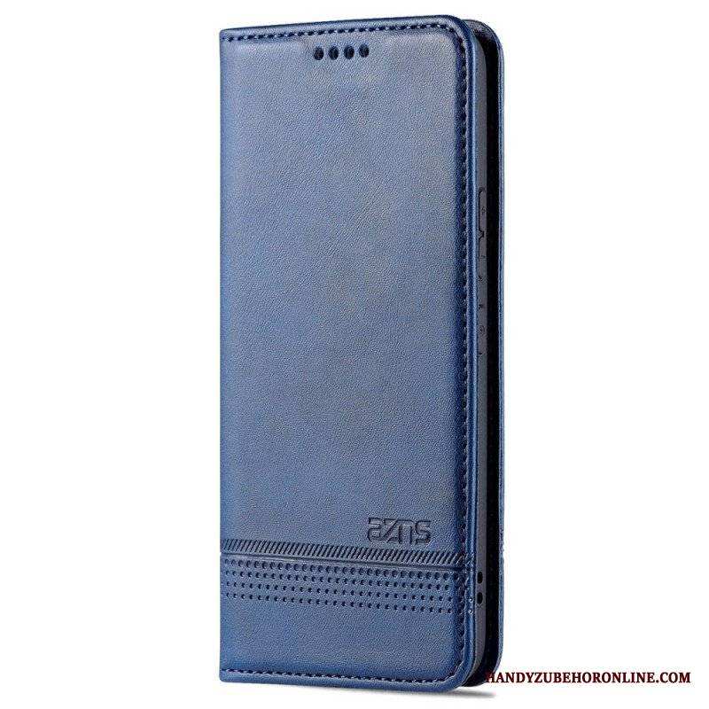 Etui Na Telefon do Samsung Galaxy S22 5G Etui Folio Stylizacja Skóry Azns