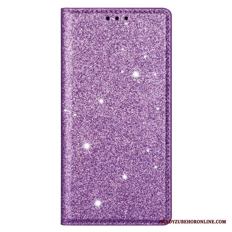 Etui Na Telefon do Samsung Galaxy S22 Ultra 5G Etui Folio Cekinowy Styl