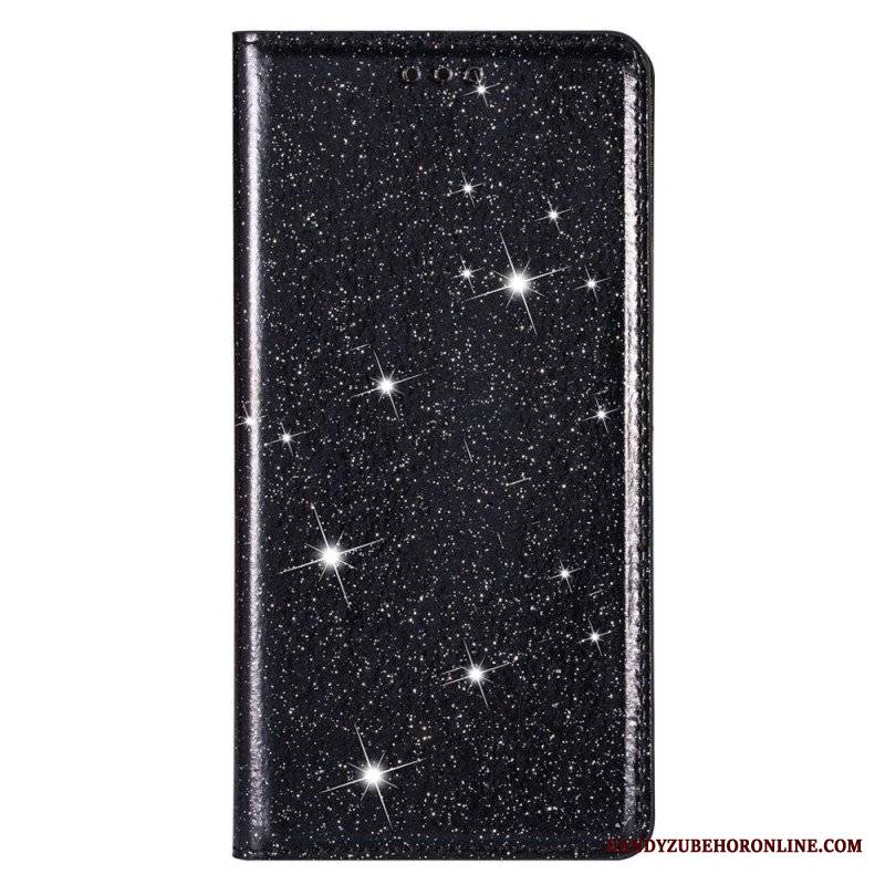 Etui Na Telefon do Samsung Galaxy S23 5G Etui Folio Cekinowy Styl