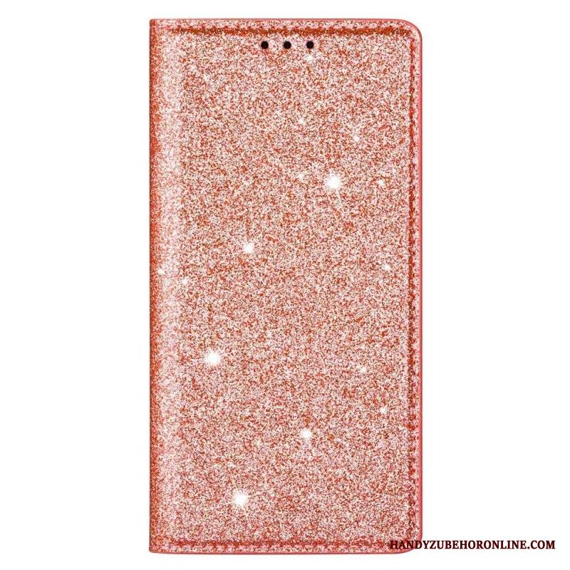 Etui Na Telefon do Samsung Galaxy S23 5G Etui Folio Cekinowy Styl