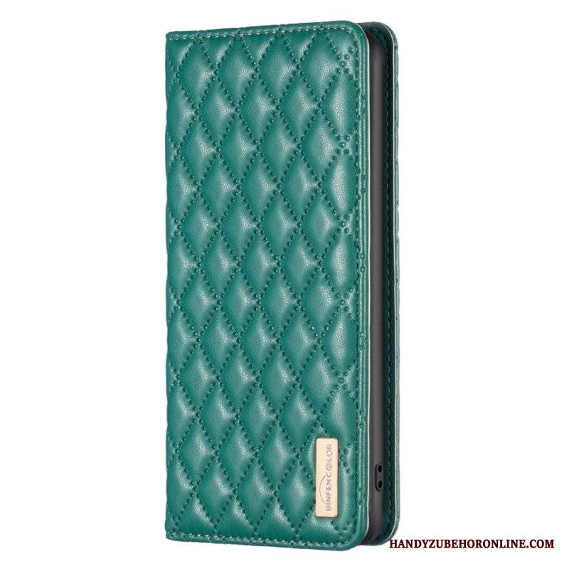 Etui Na Telefon do Samsung Galaxy S23 5G Etui Folio Pikowany Binfen Kolor