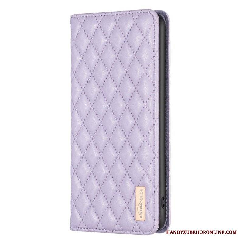 Etui Na Telefon do Samsung Galaxy S23 5G Etui Folio Pikowany Binfen Kolor