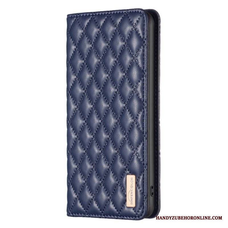 Etui Na Telefon do Samsung Galaxy S23 5G Etui Folio Pikowany Binfen Kolor