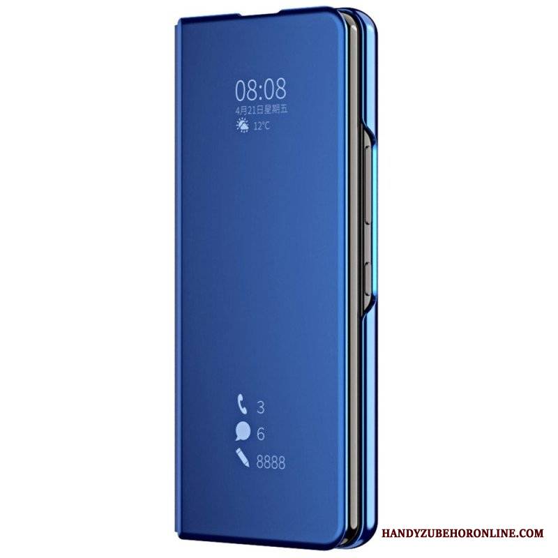 Etui Na Telefon do Samsung Galaxy Z Fold 4 Etui Folio Lustro I Przejrzystość