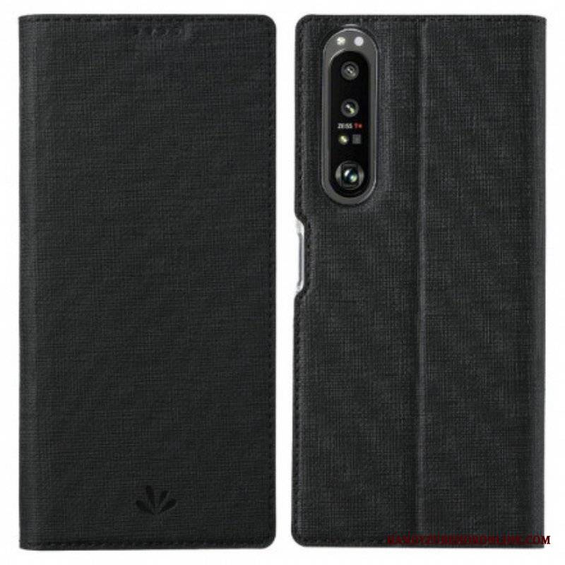 Etui Na Telefon do Sony Xperia 1 III Etui Folio Teksturowany Vili Dmx