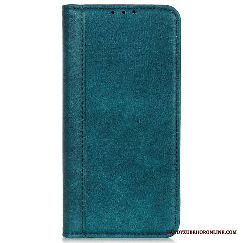 Etui Na Telefon do Sony Xperia Pro-I Etui Folio Elegancka Dwoina Skóry Liczi